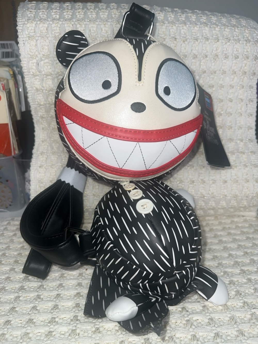 NWT Disney Loungefly Limited Edition Nightmare Before Christmas Teddy Crossbody - Picture 8 of 13